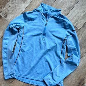 Nike pro long sleeve half zip